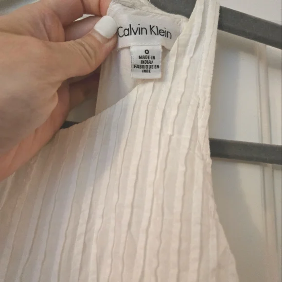 Calvin Klein White Midi Dress - Picture 3 of 3